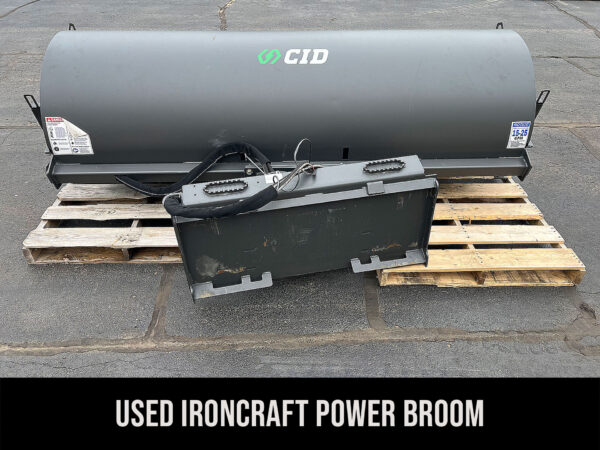Used IronCraft Power Broom, Rear