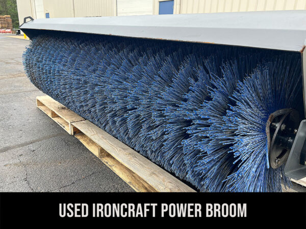 Used IronCraft Power Broom, Bristles