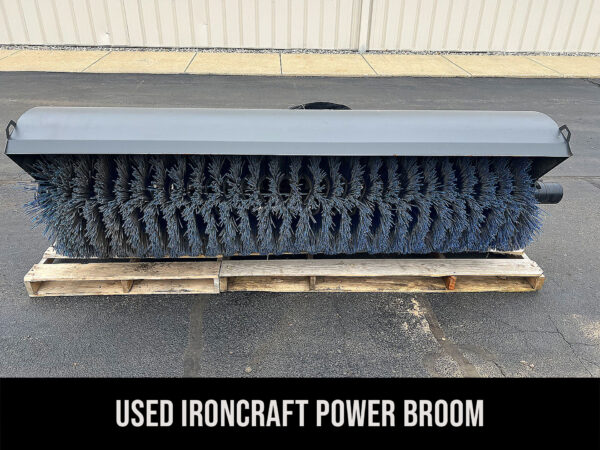 Used IronCraft Power Broom, Front