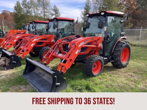 Kioti DK6010SE HST Cab Tractor For Sale Free Shipping