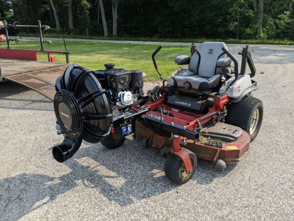 U-Mount Leaf Blower on Zero Turn Mower