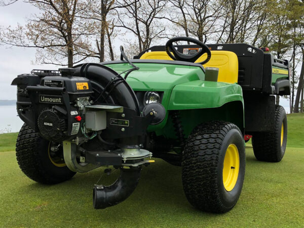 U-Mount Leaf Blower on John Deere Gator