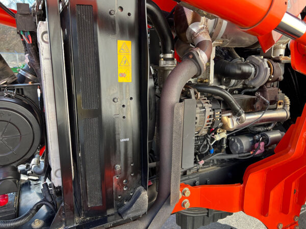 Engine on Kioti RX6620 Tractor