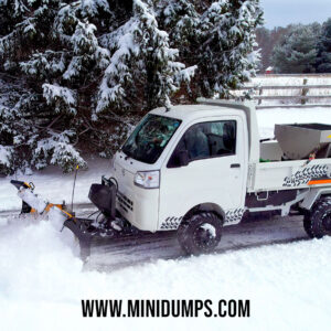 Japanese Mini Dump Ultimate UTV Snow Removal Fisher Plow