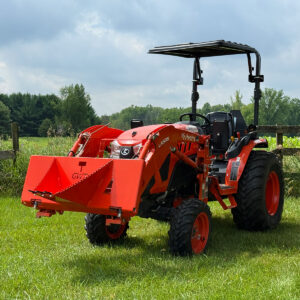 GWT Mini Wrecker in Orange, Kubota with Rhinohide Canopy
