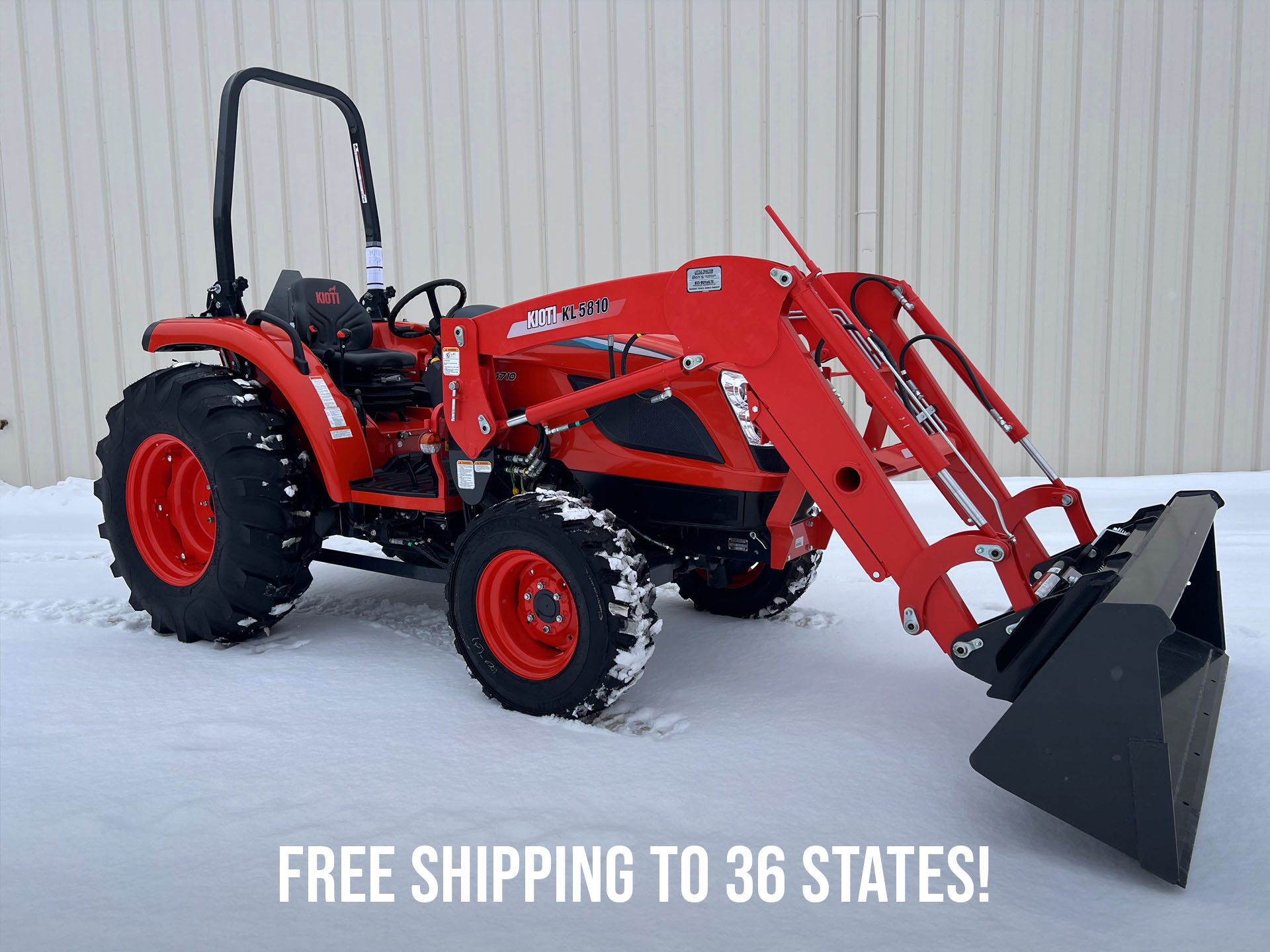 Kioti NS4710 HST Tractor For Sale (R4 Tires) Good Works Tractors