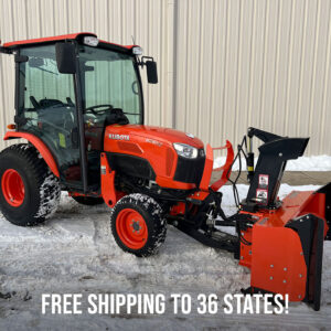 2016 Kubota B2650 Cab Tractor For Sale with Free Shipping, Snowblower, and Mower!