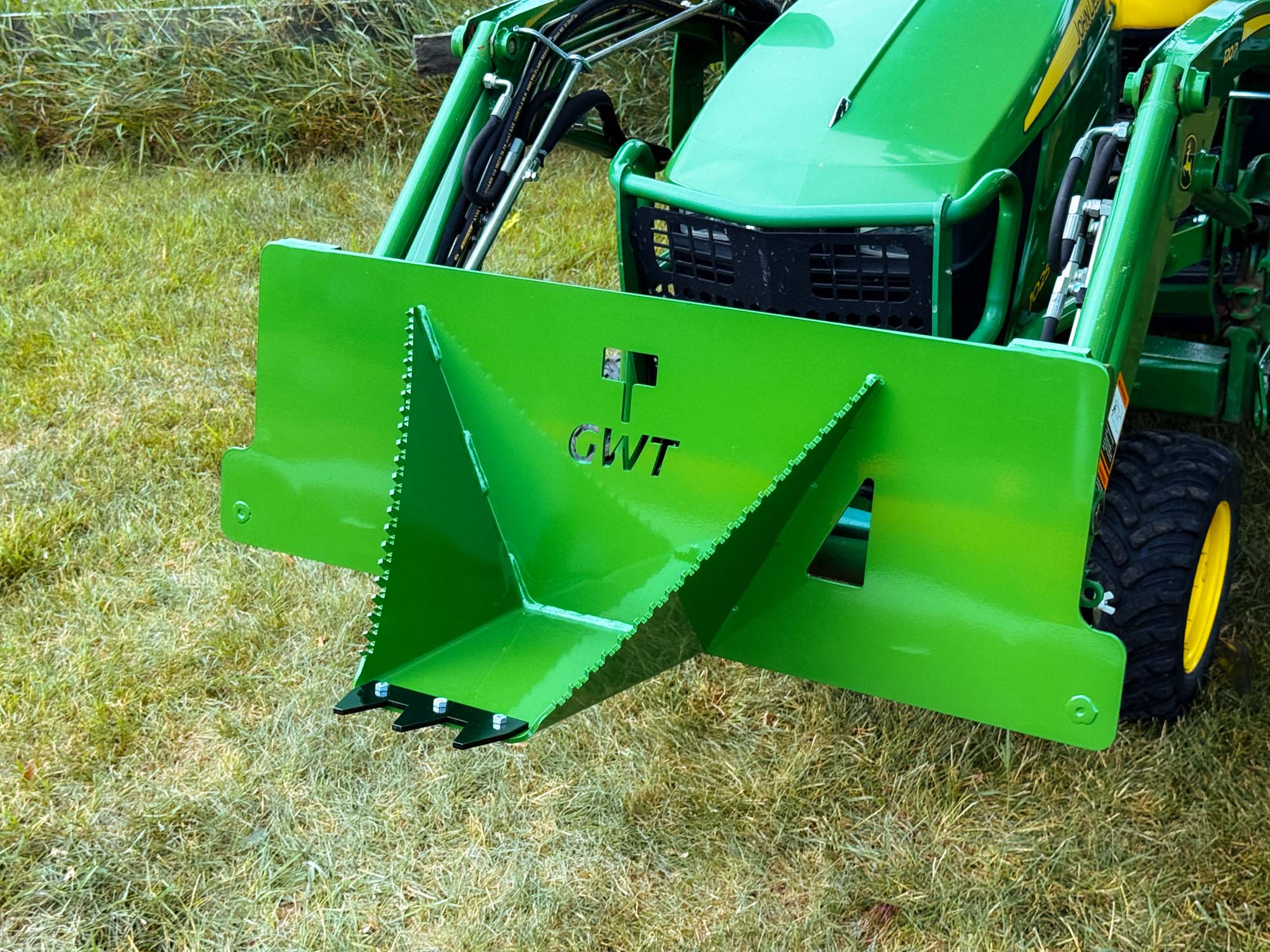 GWT Mini Wrecker, Stump Bucket for Small Tractors