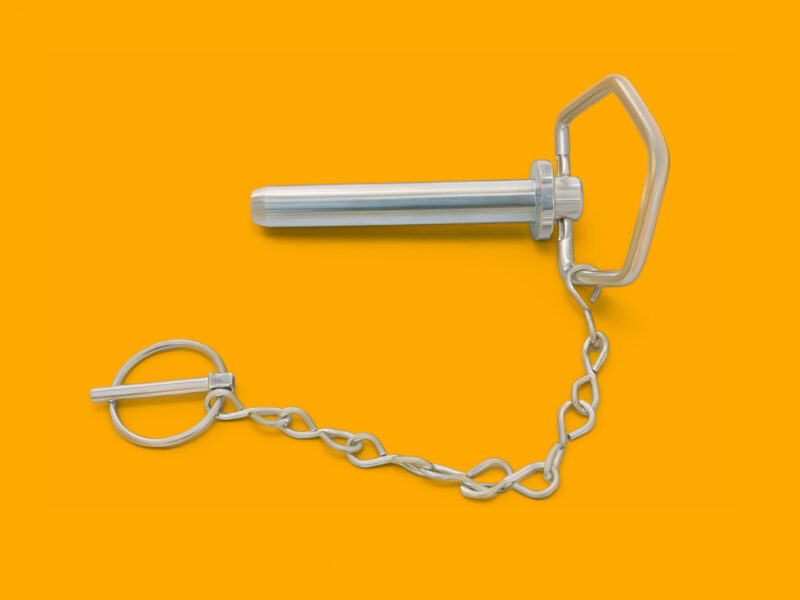 Photo of a 3-point top link pin