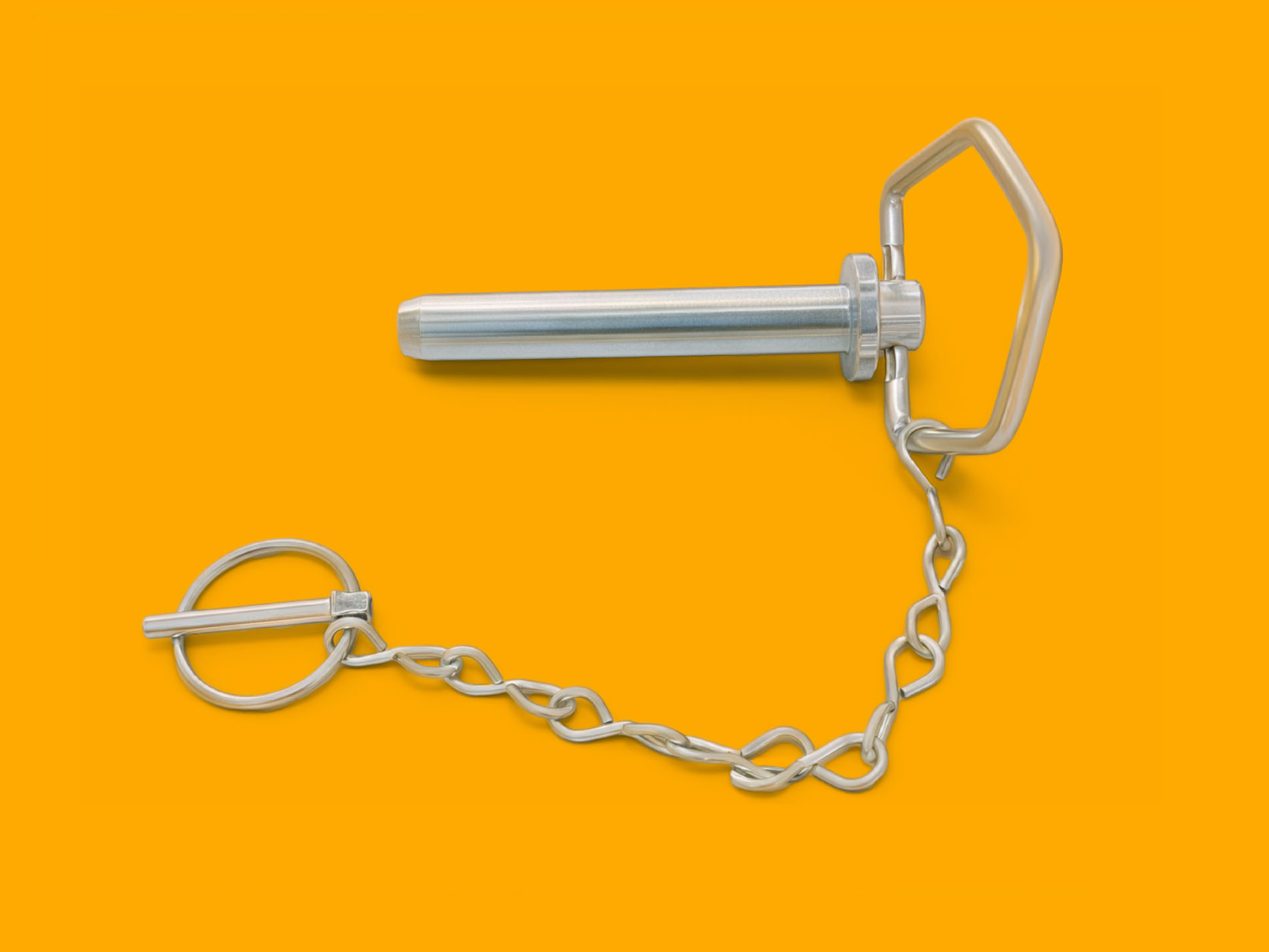 Photo of a 3-point top link pin