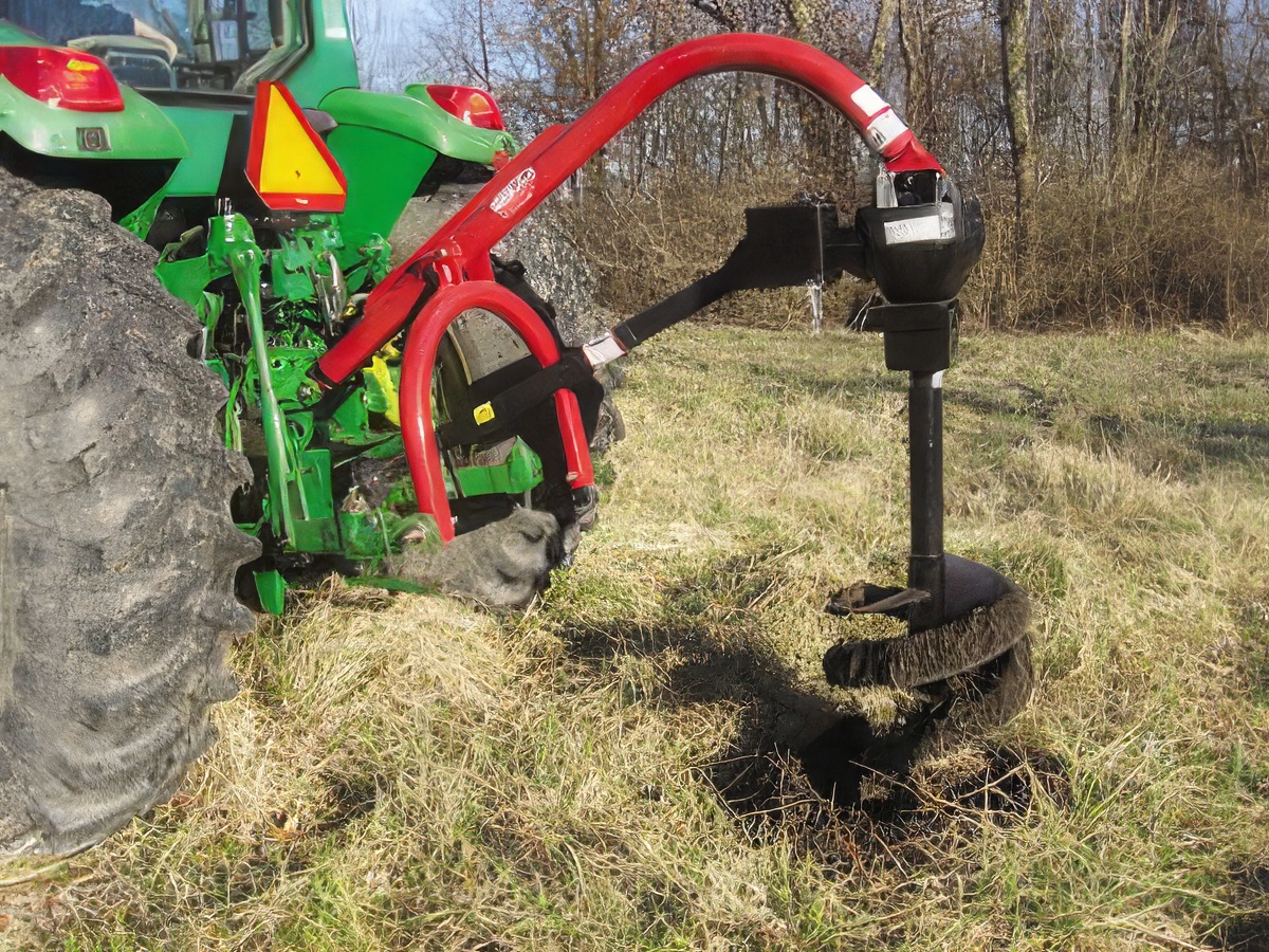 3 point hole shop digger