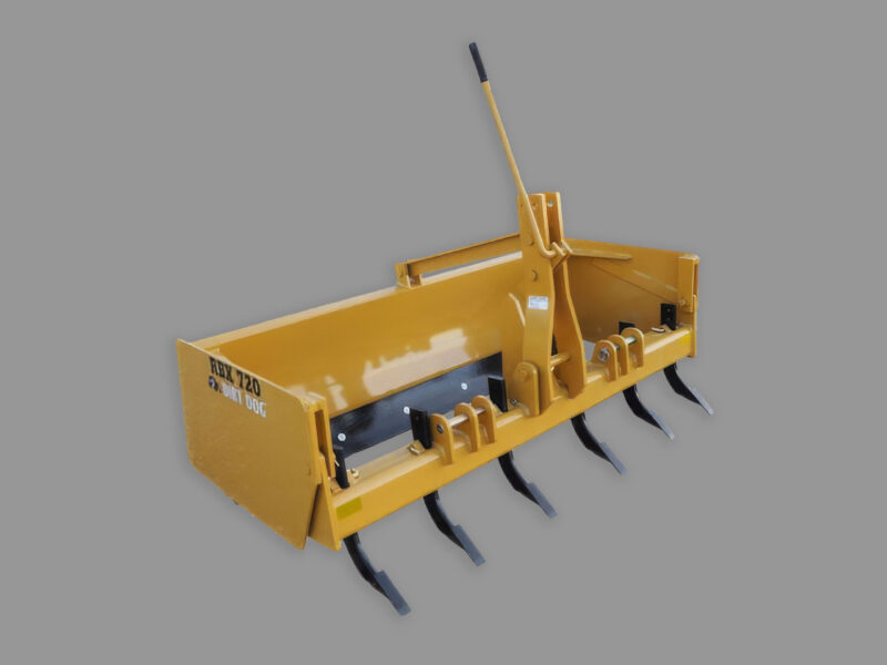 Dirt Dog Retractable Box Blade, Front View