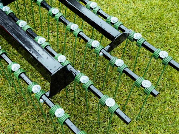 Replaceable Spring Tines on Heavy Duty Dethatcher Rake