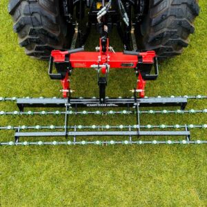 Top View of 80" Heavy Duty Dethatcher Rake
