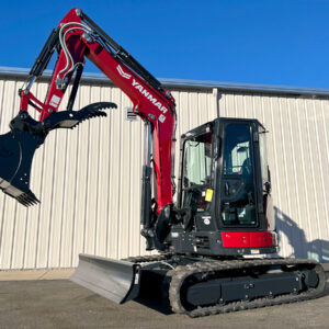 Front Left of Yanmar ViO50 6-A Mini Excavator