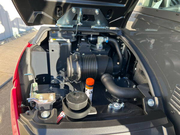 Engine on Yanmar ViO50 6-A Mini Excavator 02