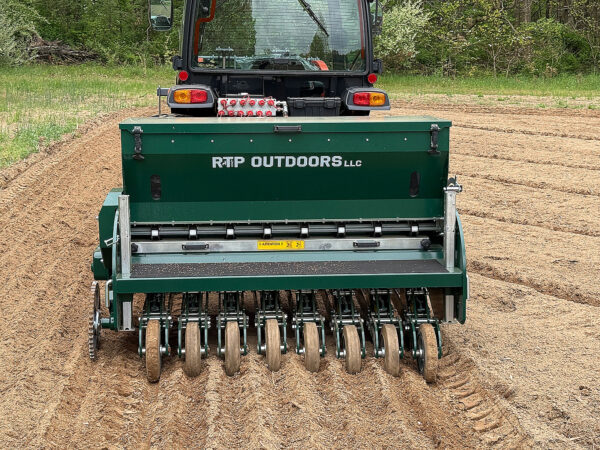 Rear View of No-Till Drill