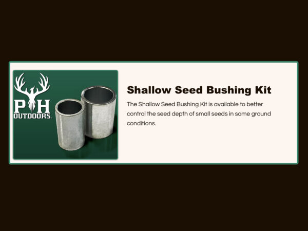 PH Outdoors No-Till Drill G-Series, Benefits