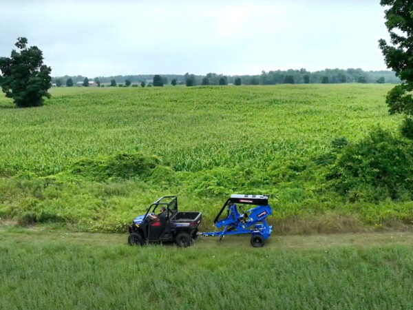 Wallenstein WP525 Towable Firewood Processor on UTV