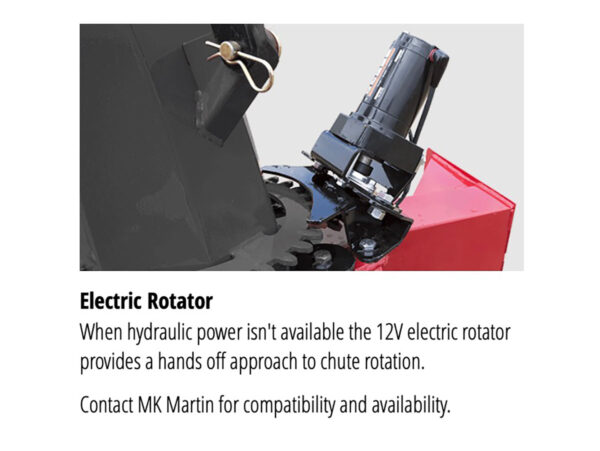 Electric Chute Rotation Option