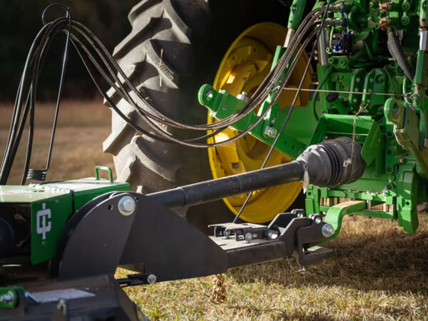 PTO and Pull-Type Draw Bar Connection of Flex-Wing Mower