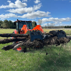 IronCraft Severe Duty Root Grapple Carrying Logs