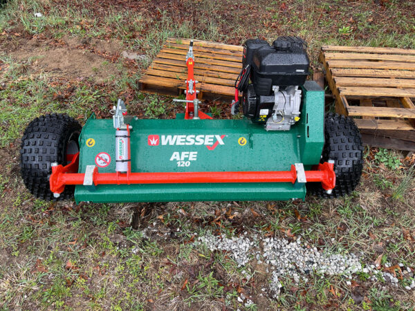 Wessex AFE Offset Flail Mower, Top View