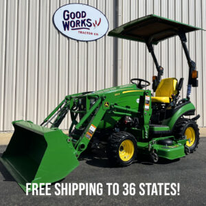 John Deere 1025R with Canopy with Free Shipping