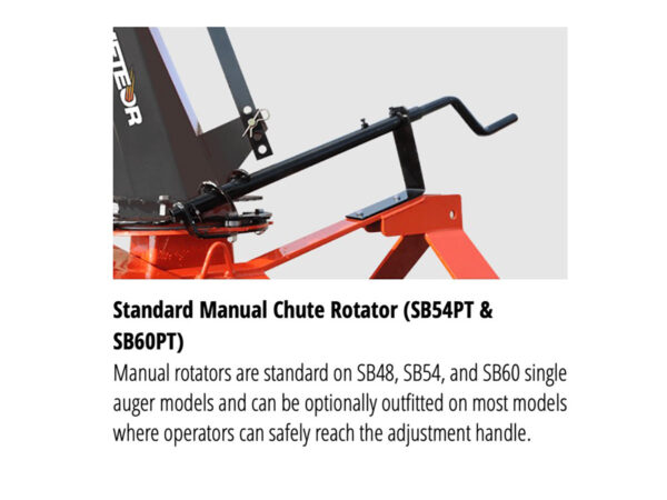 Manual Chute Rotation, Standard