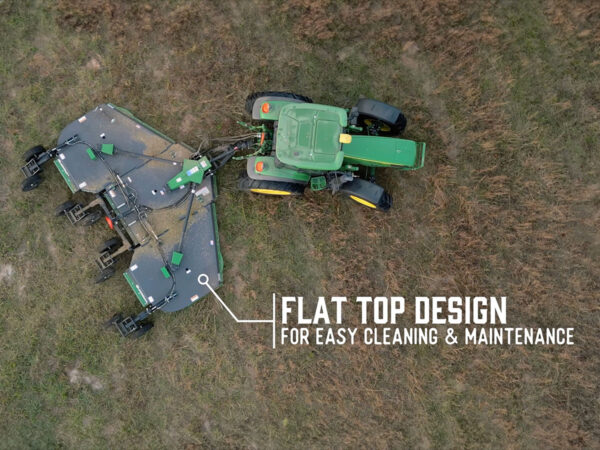 Flat Top Design on IronCraft 3520 20 ft Flex Wing Cutter
