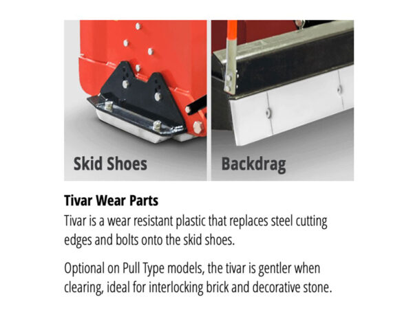 Tivar (UHMW plastic) Wear Parts