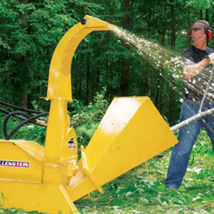 Using the Wallenstein BXH42 Skid Steer Wood Chipper