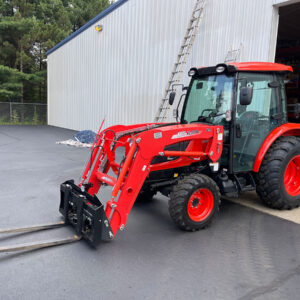 RENTAL Kioti NS6010 Utility Tractor, Front Left