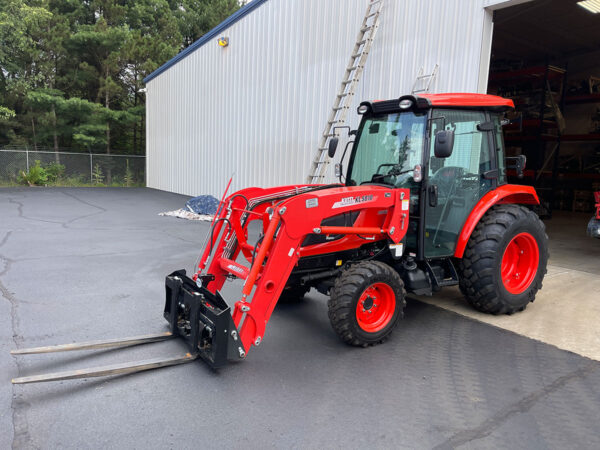 RENTAL Kioti NS6010 Utility Tractor, Front Left
