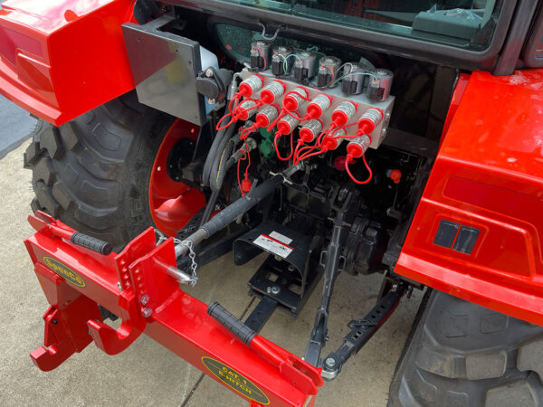 RENTAL Kioti NS6010 Utility Tractor Loader Rear, 3-Point and Hydraulic Multiplier