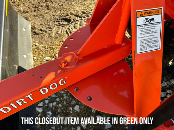 Dirt Dog Heavy Duty Rear Blade for Closeout