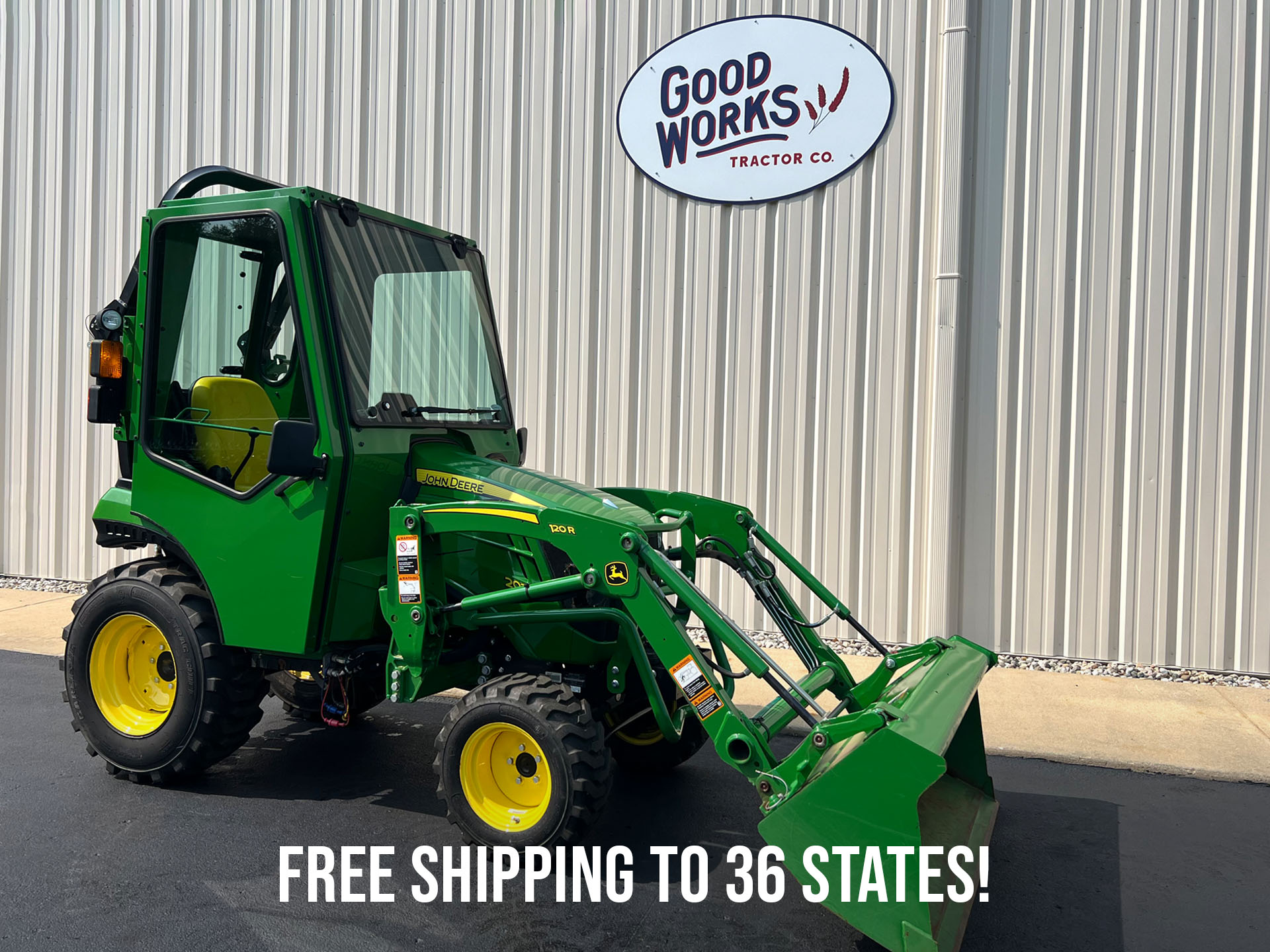Buy John Deere 2025R Tractor For Sale With Cab Good Works Tractors