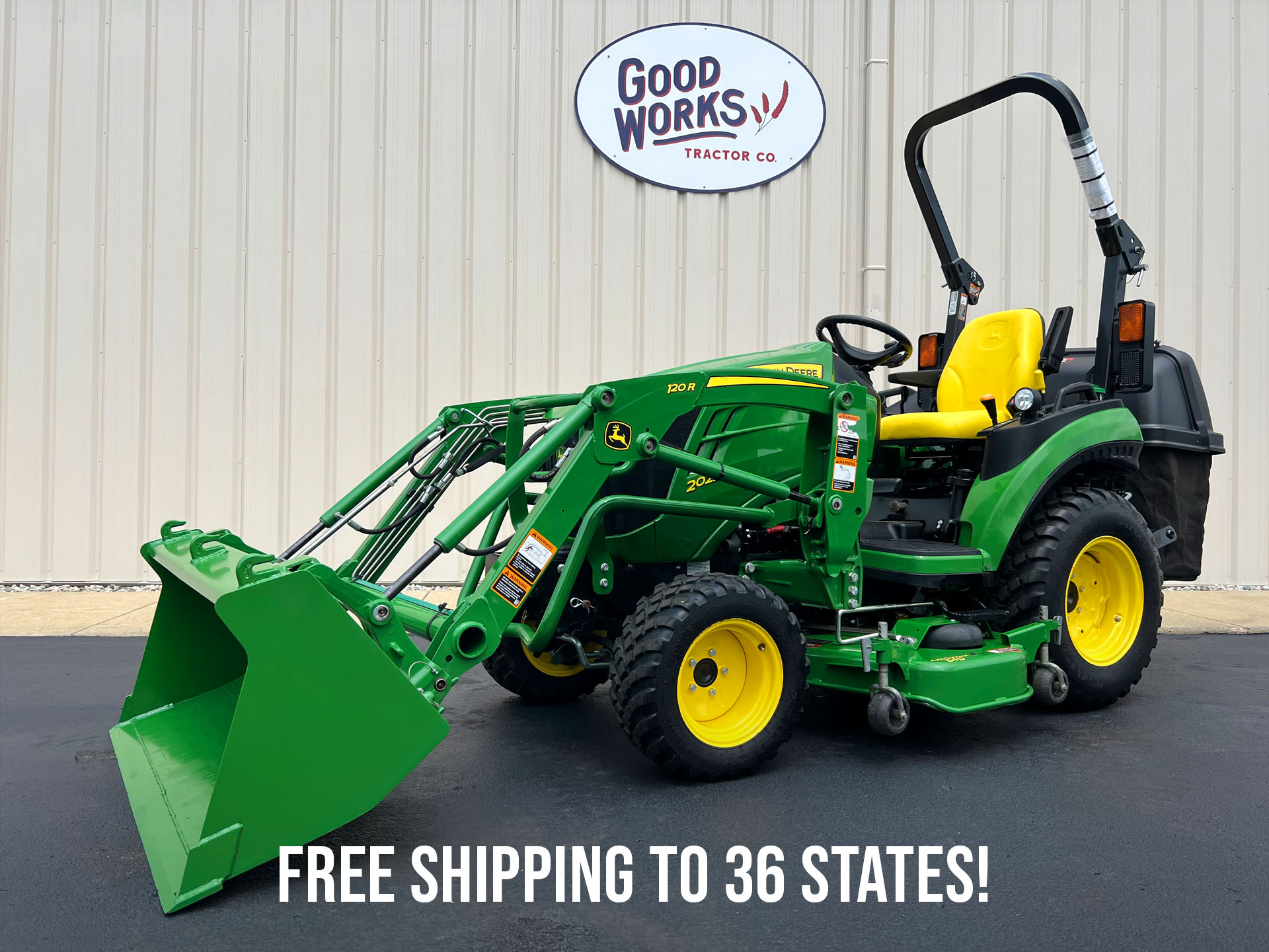 Buy John Deere 2025R Tractor For Sale With Bagger Good Works Tractors