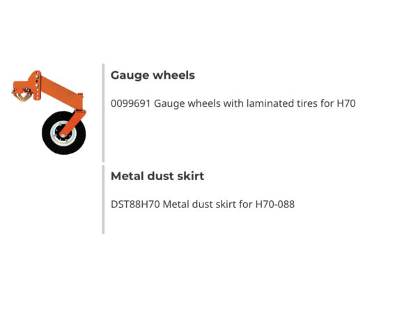 Optional Features Befco Hurricane H70 Flail Mower 04