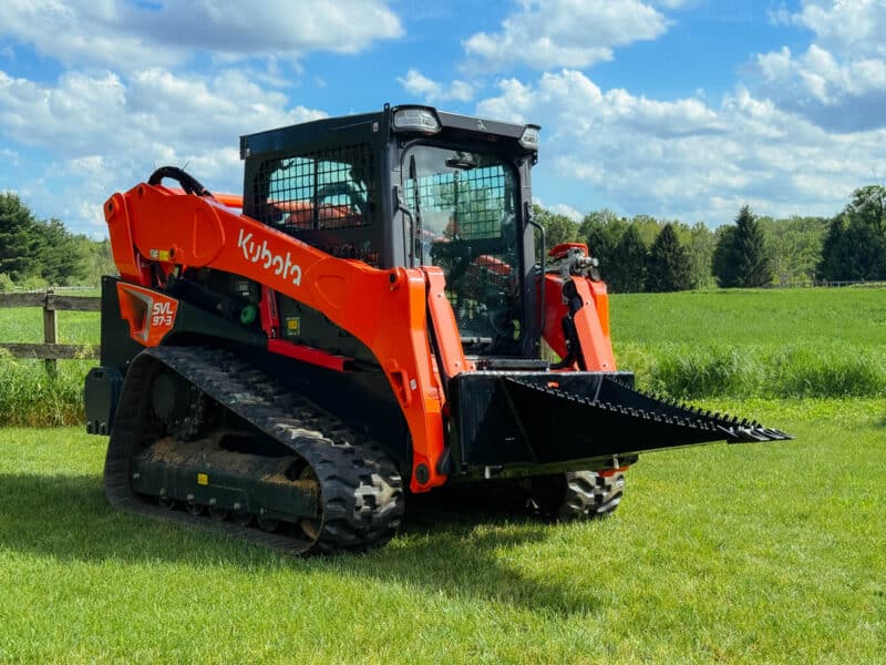 GWT Mega Wrecker (Stump Bucket) on Skid Steer
