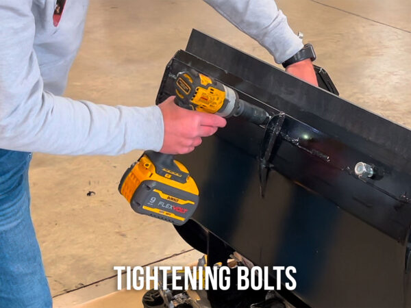 Tightening Nut onto the Bolt
