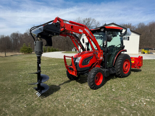 IronCraft Loader Mounted Hydraulic Auger / Post Hole Digger for