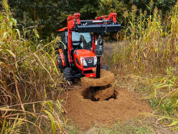 Boring Soil with a 36" Auger Bit