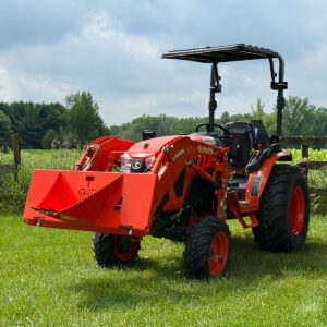 GWT Mini Wrecker in Orange, Kubota with Rhinohide Canopy