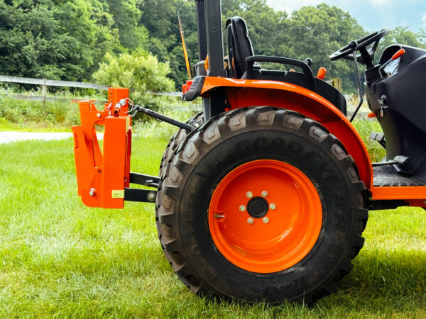 Side View of GWT VersaBracket (Weight Rack) in Orange