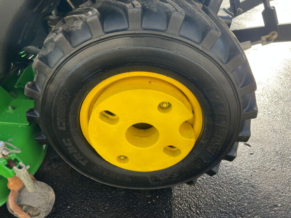 Rear R4 Tire with 70 lb Wheel Weight