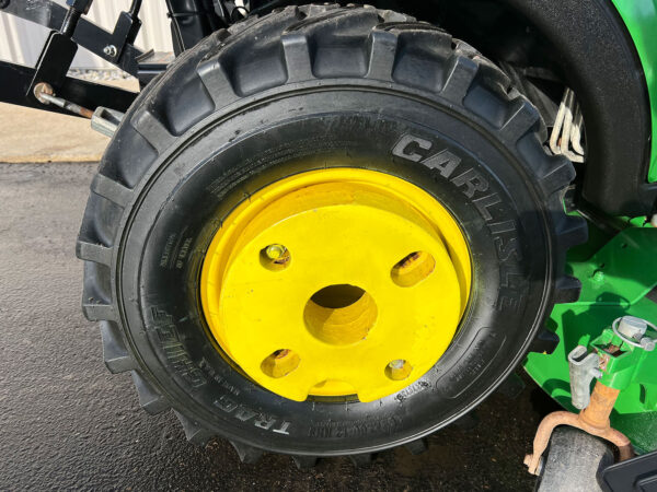 Rear R4 Tire with 70 lb Wheel Weight