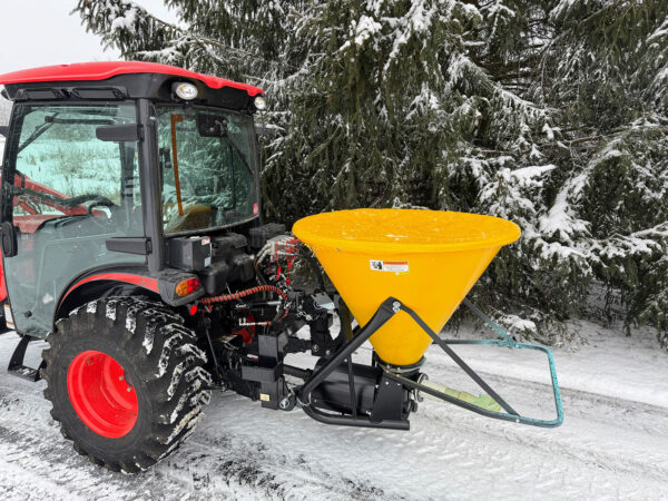 BEFCO 301-400 Pendulum Spreader and Salter on Snowy Drive
