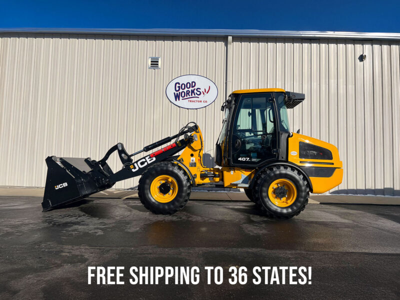 JCB 407 Wheel Loader with Free Shipping
