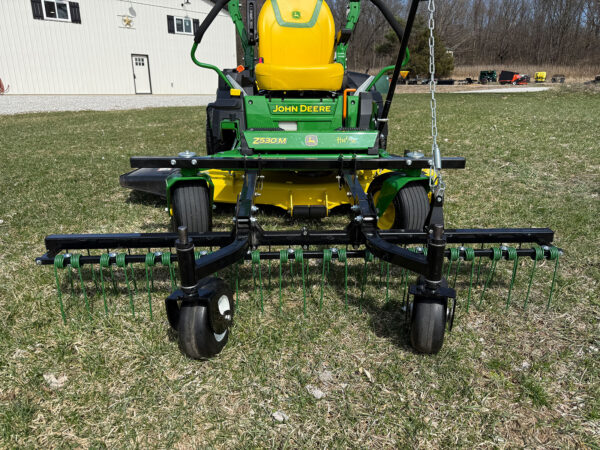 Front View of Dethatcher